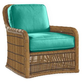 Rafter Lounge Chair Turquoise
