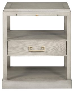 Riva Nightstand, Dove Gray