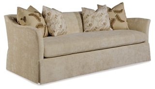 TAYLOR KING FURNITURE INC/OKL/VDC - Evolution Waterfall Mini Sofa, Off