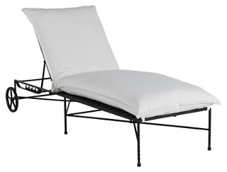 Black Wrought Iron Patio Chaise Lounge - Patio Ideas