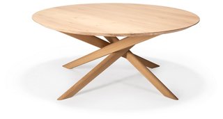 Ethnicraft - Mikado Oval Coffee Table, Oak | One Kings Lane