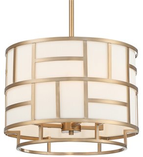 gold modern light fixture
