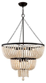 Crystorama Rylee Urchin Chandelier Forged Bronze One Kings Lane