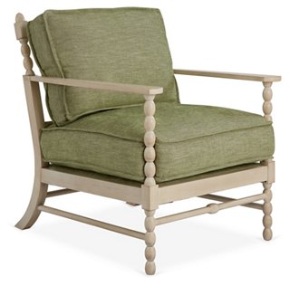 Get The Spool Accent Chair Spring Green Mr Mrs Howard From One Kings Lane Now Accuweather Shop