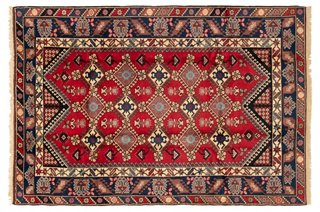 ECARPETGALLERY 6'6"x9'7" Xander Rug, Red One Kings Lane