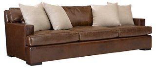 ralph lauren leather couch