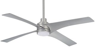 Minka Aire Okl Swept Led Ceiling Fan Silver One Kings Lane