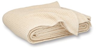 Matouk - Chatham Blanket, Linen | One Kings Lane