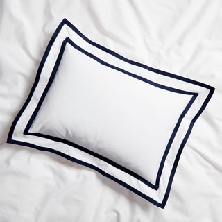 Matouk Collana Boudoir Sham Navy One Kings Lane