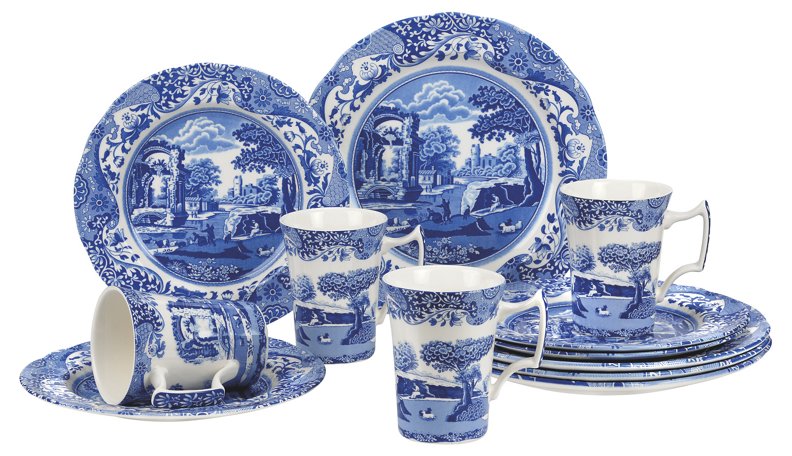 Introduced in 1816, Spode’s Blue Italian remains in production.
