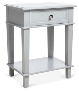 light grey nightstands