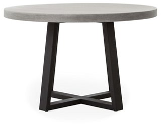 Caleb 48" Dining Table, Gray | One Kings Lane