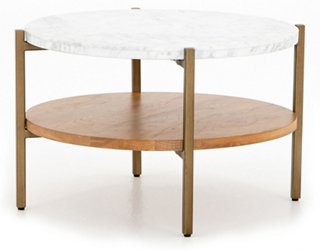 One Kings Lane Coffee Table / Darnold Coffee Table Chestnut One Kings Lane / Decorative books with light overall age appropriate wear suitable for reading.