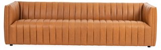capri sofa in leather vanilla
