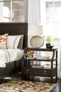 Soliloquy Bedside Table, Brown One Kings Lane