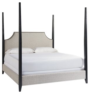 Maywood Bed Beige Matte Black One Kings Lane