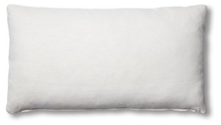 white lumbar pillow