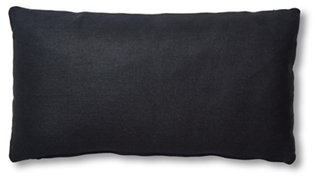 black lumbar pillow