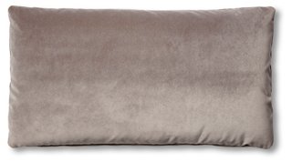 long gray pillow