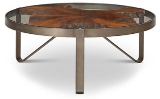 Candess Coffee Table, Galvanized Gray One Kings Lane