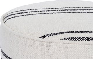 Kim Salmela Pepper Stool, Black/White Stripe One Kings Lane