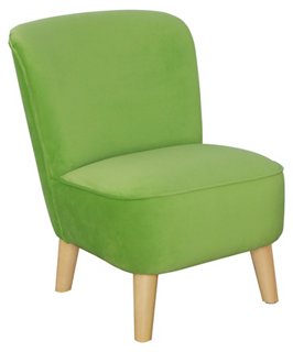 green kids chair