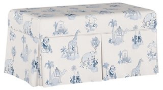 nursery storage bench