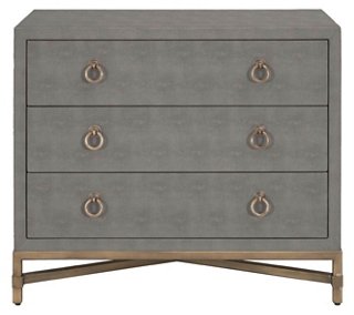 Strand Nightstand Gray