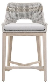 Arras Outdoor Counter Stool, Taupe/Natural | One Kings Lane