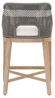 Arras Counter Stool, Dove/White | One Kings Lane