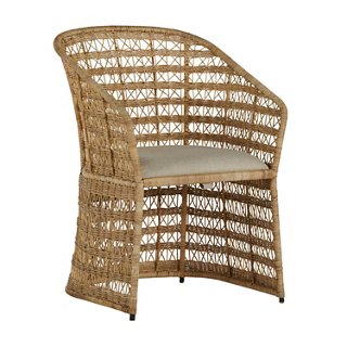 Gabby - Libby Dining Chair, Natural Rattan | One Kings Lane