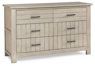 Channing 6 Drawer Dresser Sea Washed Pine One Kings Lane