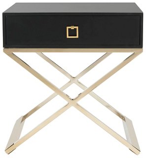 Peck Nightstand Black One Kings Lane