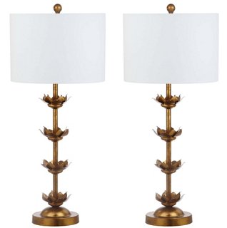 gold leaf table lamp