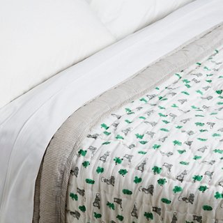 Matouk Gemma Quilt, Silver One Kings Lane