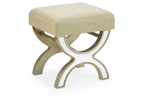 Hannah Stool with Linen Seat