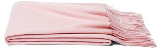 pink throw blanket