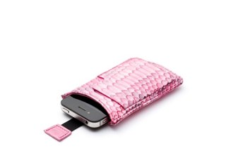 iPhone Sleeve, Pink Python
