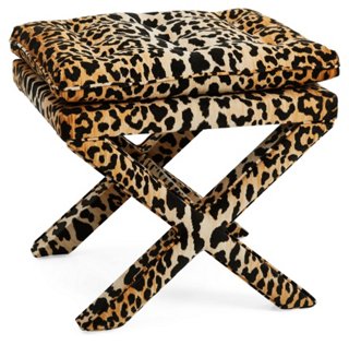 leopard stool