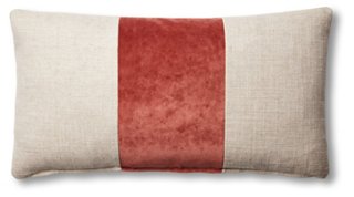 rust lumbar pillow