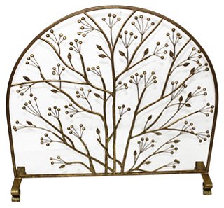 38 Krista Fireplace Screen Italian Gold One Kings Lane