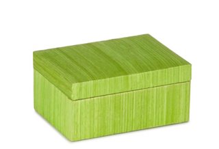 Sorbet Silk Box, Lime Green