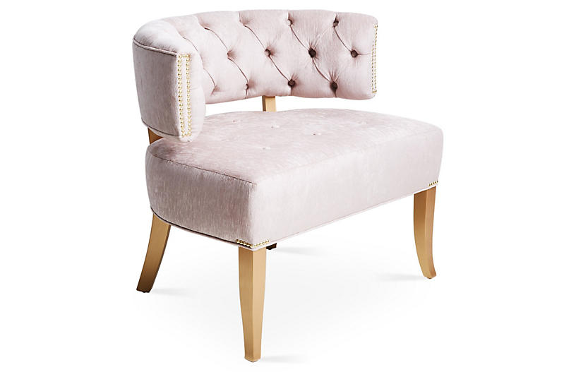 Babette Chair - Lilac Velvet - Haute House Home