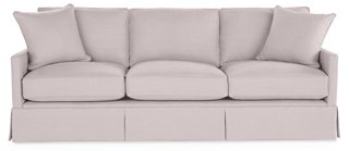 Auburn Sofa, Quartz Linen