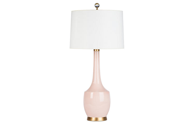 Exclusive Harlow Lamp - Rose Blush