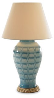 turquoise bedside lamps