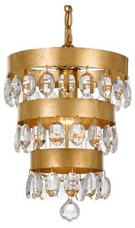 Perla Light Mini Chandelier - Gold - Crystorama