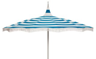 One Kings Lane Outdoor Ari Pagoda Fringe Patio Umbrella Regatta