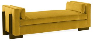 gold bench for living room