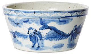 15" Traditional Chinoiserie Cachepot